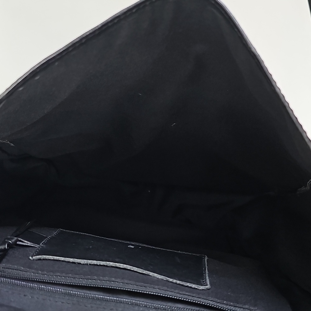 Black Leather Backpack Carrier - Picture 10 of 13